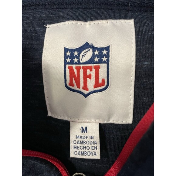 NFL Team Brand New England Patriots Football Sweater Fleece Full Zip Jacket Med - Picture 6 of 7
